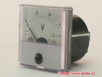 voltmetr MP  40        0- 60 V